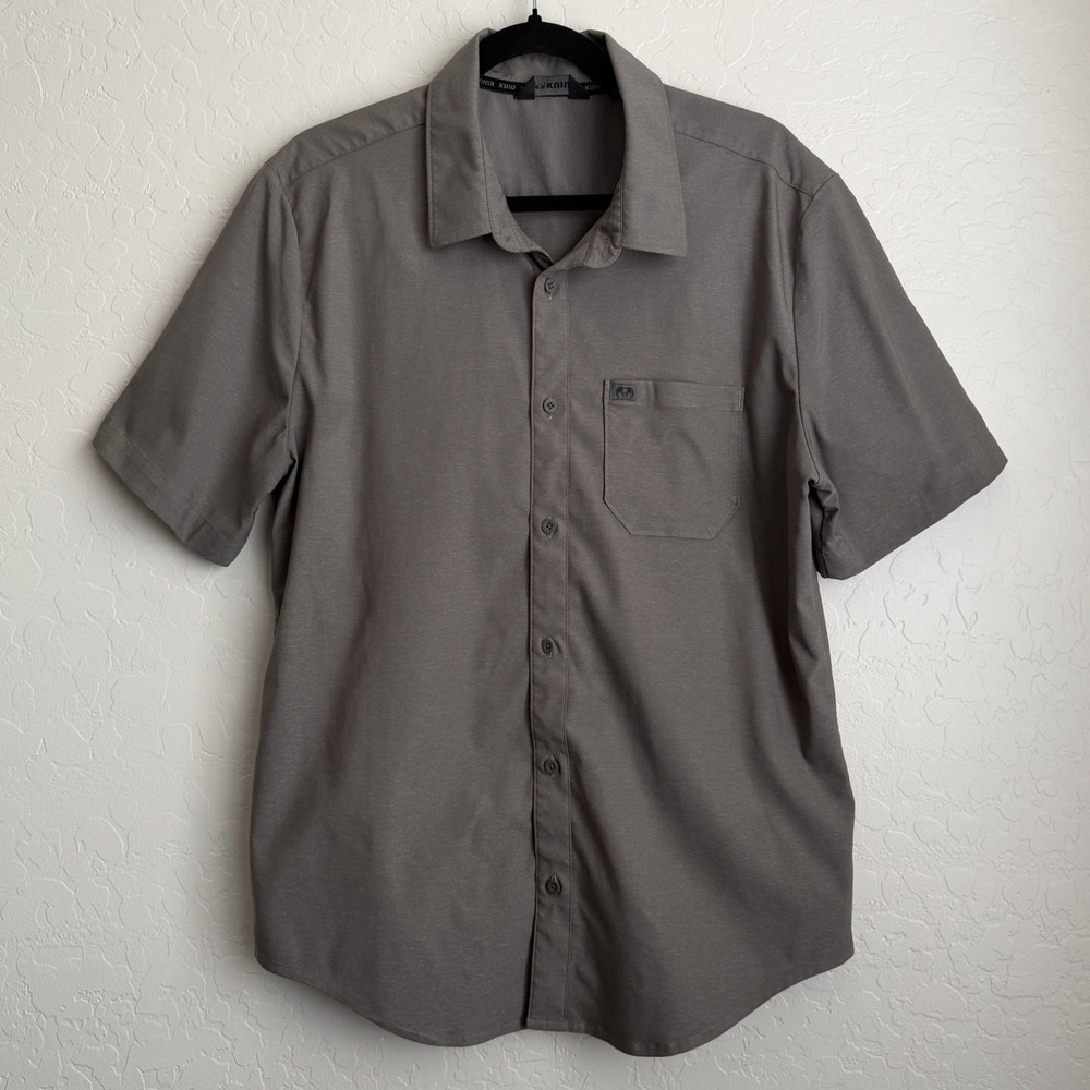 Kuiu Men's Short Sleeve Shirt Gray XL